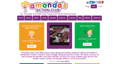 Desktop Screenshot of amandasactionclub.co.uk